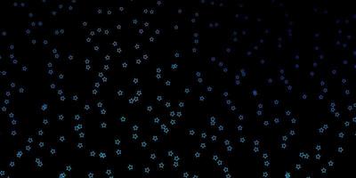 textura de vector azul oscuro con hermosas estrellas. Ilustración abstracta geométrica moderna con estrellas. diseño para la promoción de su negocio.