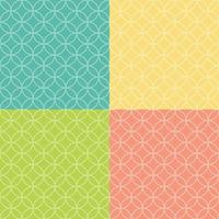 Colored Abstract Background Seamless Pattern. Vector Illustration