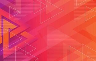 Abstract Triangle Geometric Background vector