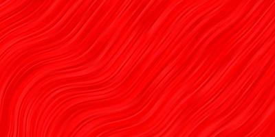 Light Red vector texture with circular arc. Illustration in halftone style with gradient curves. Best design for your ad, poster, banner.