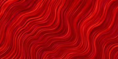 Light Red vector template with wry lines. Colorful illustration in abstract style with bent lines. Smart design for your promotions.