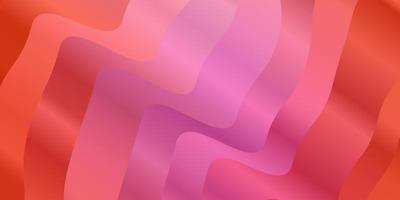 Light Pink vector pattern with wry lines. Colorful illustration with curved lines. Smart design for your promotions.