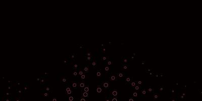 Dark Pink vector pattern with spheres. Illustration with set of shining colorful abstract spheres. New template for a brand book.
