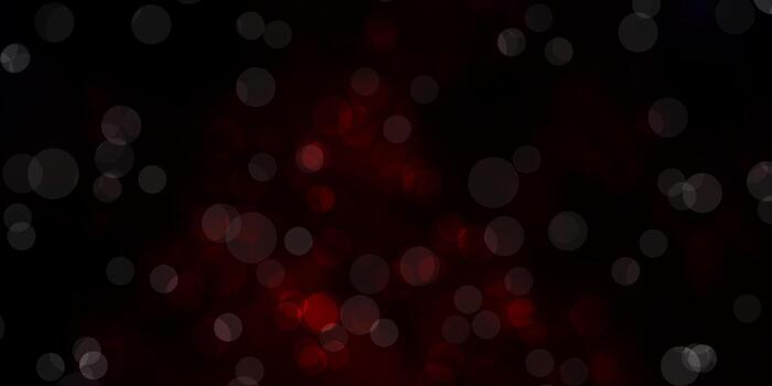 Dark Red vector template with circles. Modern abstract illustration with colorful circle shapes. New template for your brand book.