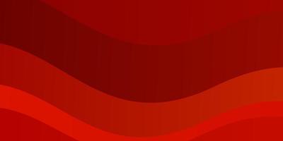 Light Red vector layout with wry lines. Colorful illustration, which consists of curves. Template for cellphones.