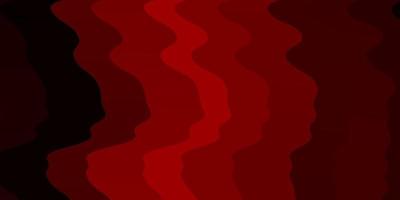 Dark Red vector layout with curves. Abstract gradient illustration with wry lines. Smart design for your promotions.