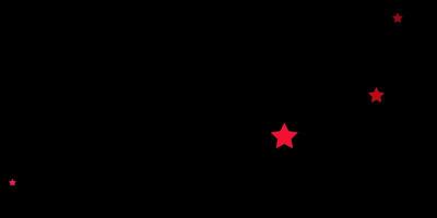 Fondo de vector rojo oscuro con estrellas pequeñas y grandes. difuminar el diseño decorativo en un estilo sencillo con estrellas. patrón para envolver regalos.