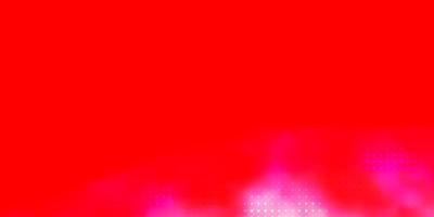 Light Red vector texture with disks. Illustration with set of shining colorful abstract spheres. Pattern for business ads.