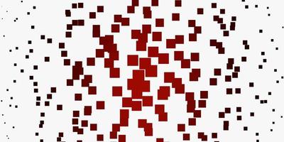 Fondo de vector rojo claro con rectángulos. diseño moderno con rectángulos en estilo abstracto. patrón para folletos de negocios, folletos
