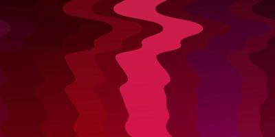 Dark Red vector background with wry lines. Colorful illustration, which consists of curves. Pattern for commercials, ads.