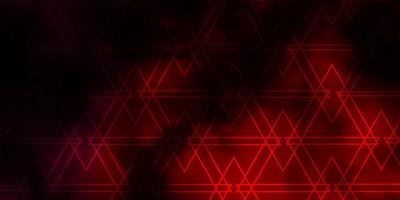Dark Red vector background with triangles. Illustration with set of colorful triangles. Template for landing pages.
