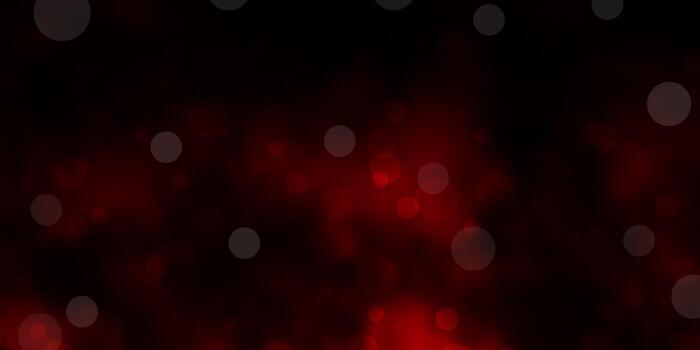 plantilla de vector rojo oscuro con círculos. Discos de colores abstractos sobre fondo degradado simple. diseño de carteles, pancartas.