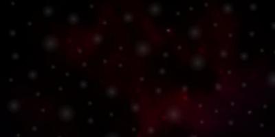 Dark Red vector layout with bright stars. Blur decorative design in simple style with stars. Design for your business promotion.