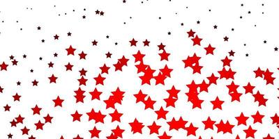 textura de vector rojo oscuro con hermosas estrellas. Ilustración abstracta geométrica moderna con estrellas. patrón para sitios web, páginas de destino.