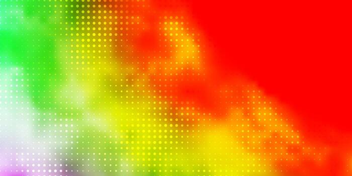 Light Multicolor vector backdrop with dots. Abstract illustration with colorful spots in nature style. Pattern for wallpapers, curtains.