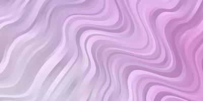 Light Purple, Pink vector layout with curves. Gradient illustration in simple style with bows. Pattern for websites, landing pages.