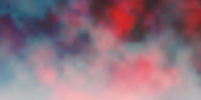 patrón de vector rojo oscuro con nubes. Ilustración colorida con nubes de degradado abstractas. plantilla para sitios web.