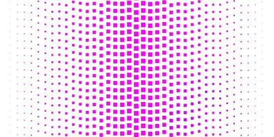 textura de vector rosa claro en estilo rectangular. Ilustración colorida con rectángulos y cuadrados degradados. patrón para folletos comerciales, folletos