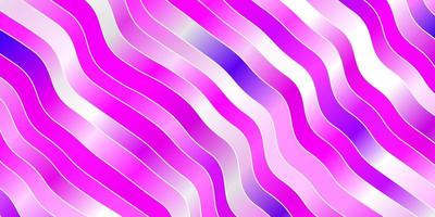 Light Pink vector background with bent lines. Colorful illustration in abstract style with bent lines. Best design for your posters, banners.