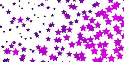 Light Pink vector background with colorful stars. Decorative illustration with stars on abstract template. Best design for your ad, poster, banner.