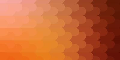 Fondo de vector naranja claro con líneas. Ilustración de degradado colorido con líneas planas abstractas. plantilla para su diseño de interfaz de usuario.