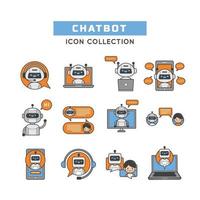 Chatbot to Support Customer Service vector