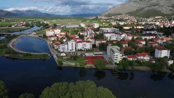 4K aerial footage of Trebinje video