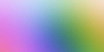Light Multicolor vector texture in rectangular style. Abstract gradient illustration with rectangles. Template for cellphones.