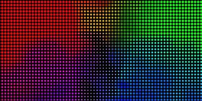 Light Multicolor vector pattern with spheres. Colorful illustration with gradient dots in nature style. Pattern for websites.
