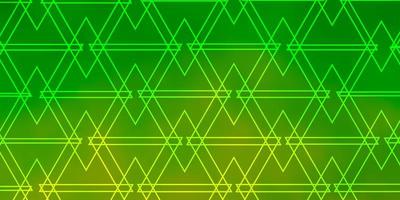 Light Green vector background with polygonal style. Abstract gradient illustration with triangles. Pattern for commercials.