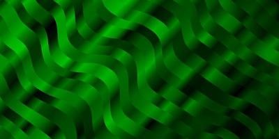 textura de vector verde claro con curvas. Ilustración de estilo abstracto con degradado curvo. mejor diseño para su anuncio, cartel, banner.