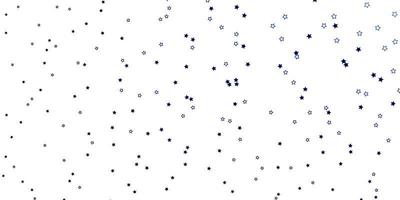 textura de vector azul oscuro con hermosas estrellas. Ilustración abstracta geométrica moderna con estrellas. patrón para sitios web, páginas de destino.