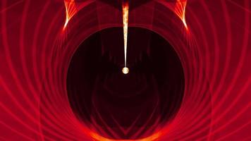 Loop art red mesh wave vortex space tunnel video