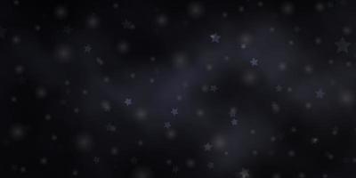 textura de vector gris claro con hermosas estrellas. Ilustración colorida brillante con estrellas grandes y pequeñas. patrón para envolver regalos.