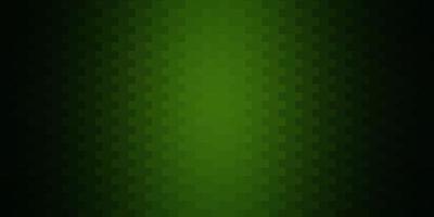 Dark Green vector background with rectangles. Rectangles with colorful gradient on abstract background. Pattern for commercials, ads.