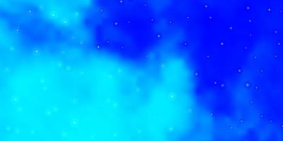 textura de vector azul claro con hermosas estrellas. difuminar el diseño decorativo en un estilo sencillo con estrellas. tema para teléfonos celulares.