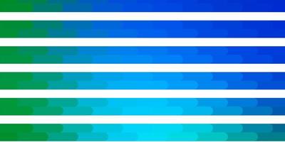 Light Blue, Green vector background with lines. Gradient illustration with straight lines in abstract style. Template for your UI design.