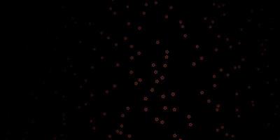 Dark Red vector pattern with abstract stars. Blur decorative design in simple style with stars. Design for your business promotion.