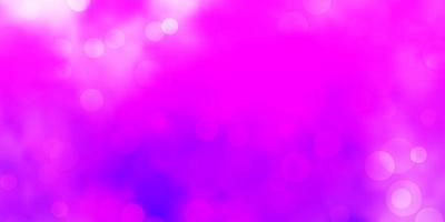 Light Purple vector background with spots. Glitter abstract illustration with colorful drops. Pattern for wallpapers, curtains.