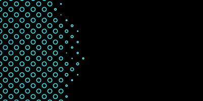 Dark BLUE vector background with circles. Abstract decorative design in gradient style with bubbles. Pattern for booklets, leaflets.