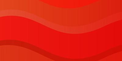 Light Red vector backdrop with curves. Abstract illustration with gradient bows. Pattern for websites, landing pages.