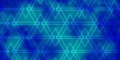 Light BLUE vector pattern with polygonal style. Modern abstract illustration with colorful triangles. Best design for posters, banners.