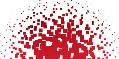 Light Red vector pattern in square style. Abstract gradient illustration with colorful rectangles. Design for your business promotion.