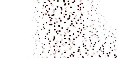 Dark Red vector backdrop with dots. Abstract colorful disks on simple gradient background. New template for a brand book.