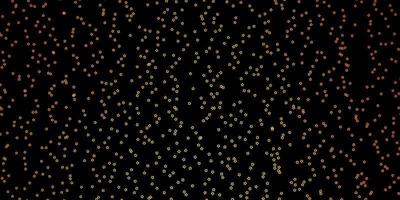 Dark Red, Yellow vector background with small and big stars. Blur decorative design in simple style with stars. Pattern for new year ad, booklets.