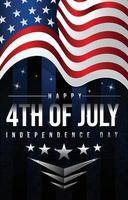 Celebrate 4th Of July Background Concept vector