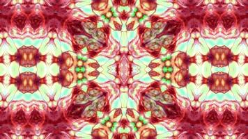 Abstract Paint Brush Ink Explode Kaleidoscope video