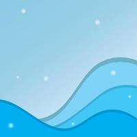 Abstract background Water wave element vector illustration