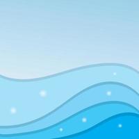 Abstract background Water wave element vector illustration