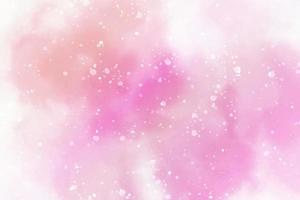 Pink watercolor background in paper art style on soft light background vector